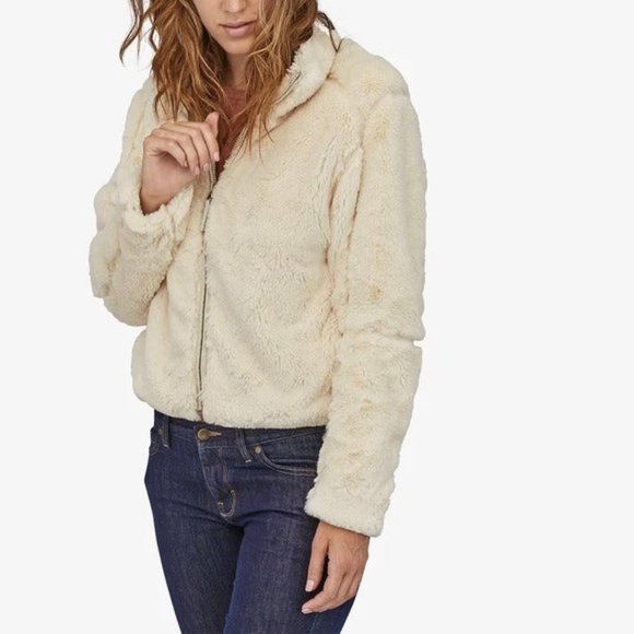Lunar Frost Faux Fur Jacket Size 